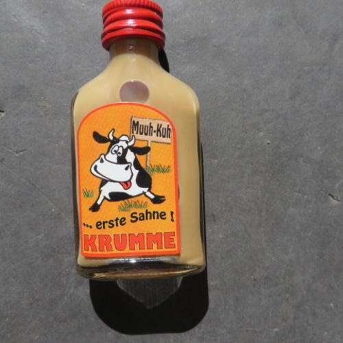 MINI BOTTLE - MUUH - KUH - KRUMME - 20 ML. -GERMANY -  STILL SEALED - PLEASE HAVE A LOOK