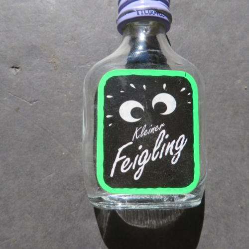 MINI BOTTLE - 20 ML - KLEINER FEIGLING. GERMANY - EMPTY - PLEASE HAVE A LOOK