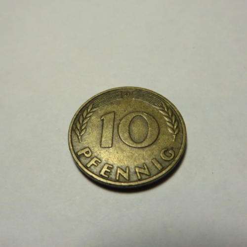 GERMANY - 10 PFENNIG - 1950 D - PLEASE HAVE A LOOK