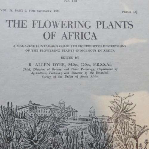 THE FLOWERING PLANTS OF AFRICA - NO. 110 - VOL. 28, PART 2, FOR JANUARY 1951