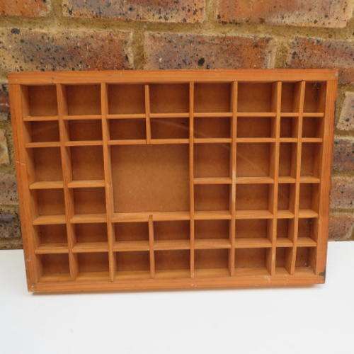 WOODEN PRINTERS TRAY - 515 X 365 MM