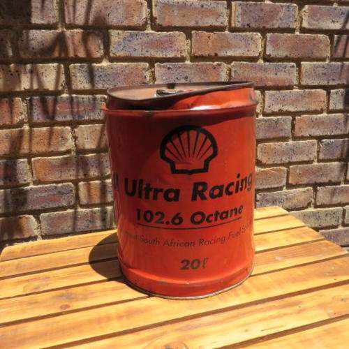 20 LITER SHELL ULTRA RACING FUEL CONTAINER - PLEASE HAVE A LOOK
