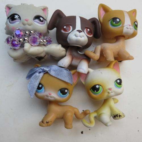 MY LITTLEST PETSHOP - FIVE DIFFERENT CUTE ONES