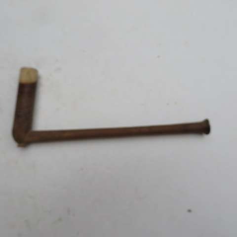 WOODEN AFRICAN WOMEN PIPE - 30 MM DIAM. - 120 MM HIGH - 300 MM LONG