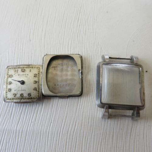 SPARE PARTS FOR WATCH - BUREN DE LUXE -  FOR RESTORATION OR SPARE PARTS ONLY