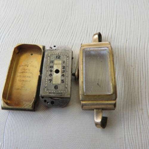SPARE PARTS FOR WATCH - AQUARY - FOR RESTORATION OR SPARE PARTS ONLY