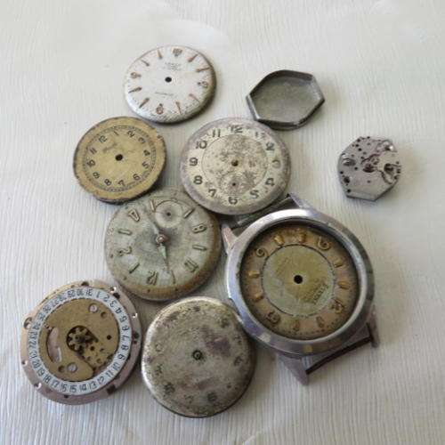 SPARE PARTS FOR WATCH - VARIOUS - FOR RESTORATION OR SPARE PARTS ONLY