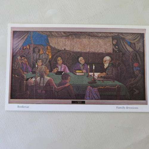 POSTCARD VOORTREKKER MONUMENT - BOEKEVAT / FAMILY DEVOTIONS