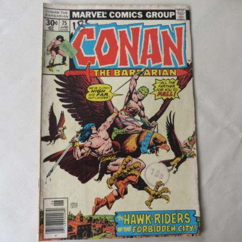 MARVEL COMICS - CONAN THE BARBARIAN - NO.  75 - JUNE 1977