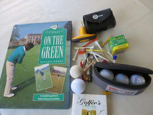 VARIOUS ESSENTIAL GOLF ITEMS - AS PER SCAN