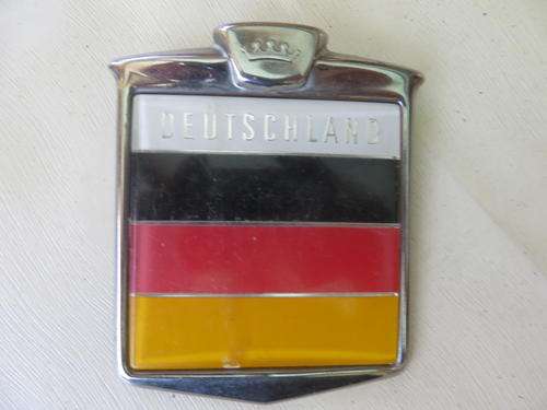 CAR BADGE - DEUTSCHLAND - 75 X 90 MM