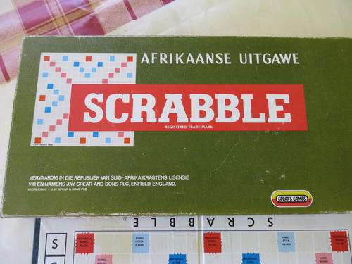AFRIKAANS SCRABBLE - SPIER'S GAMES - COMPLETE - AS PER SCAN