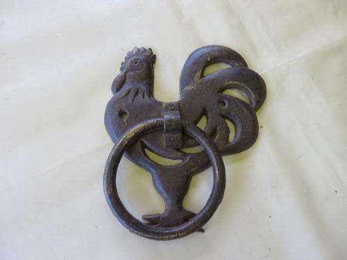 CAST IRON DOOR KNOCKER - 125 X 155 MM - AS PER SCAN