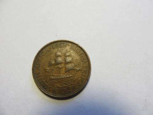 UNION  OF SOUTH AFRICA - HALF PENNY - 1952