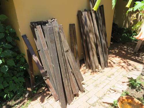 LARGE SELECTION OF USED MERANTI TIMBER DECKING - CAN ONLY BE COLLECTED - AS PER SCAN
