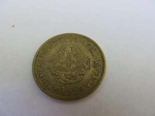 REPUBLIC OF SOUTH AFRICA - 1/2 C - 1961