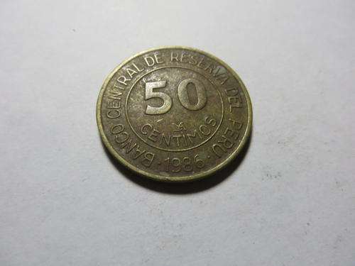 PERU - 50 CENTIMOS - 1986 A