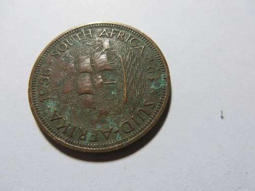 UNION OF SOUTH AFRICA - ONE PENNY - 1958