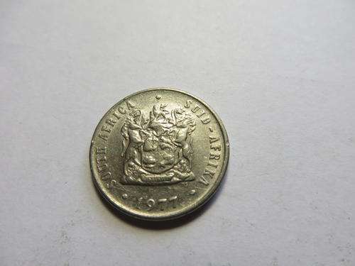 REPUBLIK OF SOUTH AFRICA - 10 CENT - 1977 - ENGLISH / AFRIKAANS