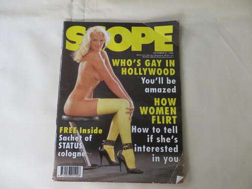 SCOPE MAGAZINE - OCTOBER 27 - 1995 - FAIR TO GOOD CONDITION