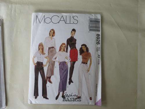 MCCALL'S - PATTERN NO. 8926 - SIZE AX 4-6-8