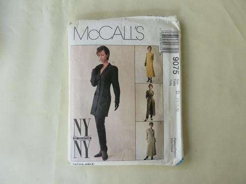 MCCALL'S - PATTERN NO. 9075 - SIZE D 12-14-16