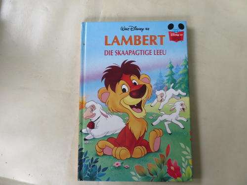 WALT DISNEY - LAMBERT DIE SKAAPAGTIGE LEEU - GOOD CONDITION, SOME WEAR AND TEAR ON COVER
