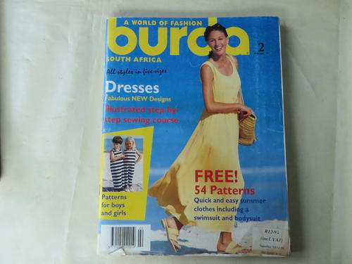 BURDA MAGAZINE - FEBRUARY 1997 - WITH  ONE PATTERN SHEET