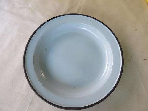 ENAMEL SOUP DISH - 255 MM DIAM