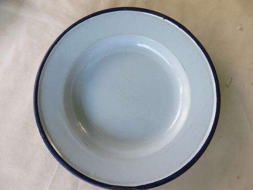 ENAMEL SOUP DISH - 260 MM DIAM