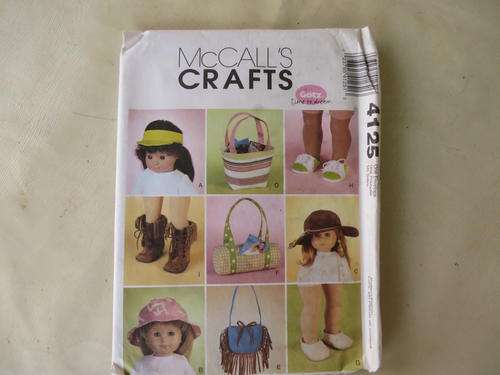 MCCALL'S CRAFTS - PATTERN NO. 4125 - SIZE ONE ENVELOPE - FACTORY FOLDED