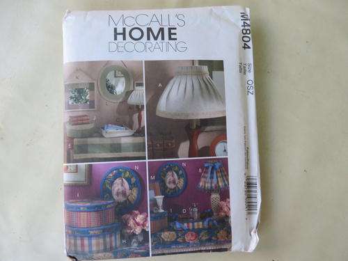 MCCALL'S HOME DECORATING - PATTERN NO. M4804 - SIZE OSZ FACTORY FOLDED
