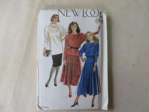 NEW LOOK - PATTERN NO. 6909 - SIZE 8-18 SIX SIZES IN ONE - FACTORY FOLDED