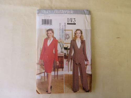 BUTTERICK - PATTERN NO.4143  - SIZE 12-14-16 - FACTORY FOLDED