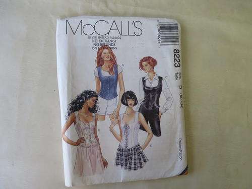 MCCALL'S - PATTERN NO. 8223 - SIZE D 12-16 - FACTORY FOLDED