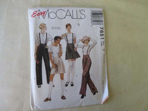 MCCALL'S - PATTERN NO. 7651 - SIZE C 10-14 - FACTORY FOLDED