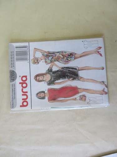 BURDA - PATTERN NO.4765 - SIZE 34-46 - FACTORY FOLDED