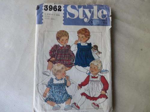 STYLE - PATTERN NO.3962  -  SIZE 6 MONTH - BABIES