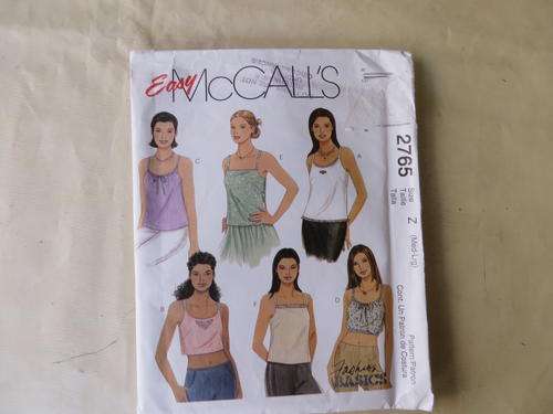 MCCALL'S - PATTERN NO. 2765 - SIZE Z MED-LRG - FACTORY FOLDED
