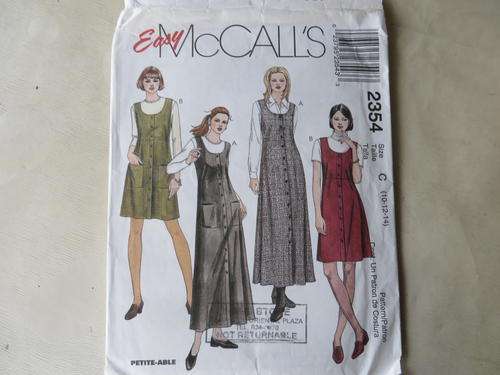MCCALL'S - PATTERN NO. 2354  - SIZE C 10-12-14 - FACTORY FOLDED