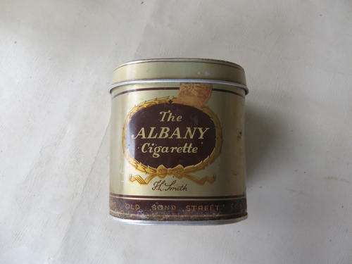 OVAL TIN BOX - THE ALBANY CIGARETTE - AS PER SCAN