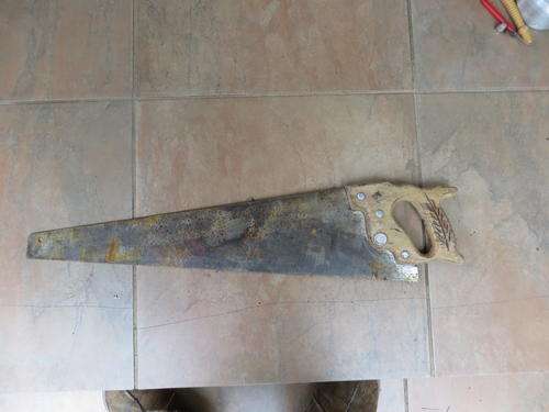 OLD AND RUSTY SAW  - 710 MM - BLADE 45 / 145 MM - NICHOLSON U.S.A. - AS PER SCAN