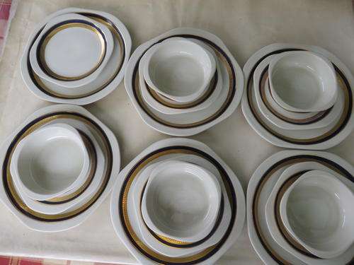 FIVE PIECE SAA / SAL DINNER SET - HUGUENOT ROYALE + 2 SPARE ITEMS - AS PER SCAN