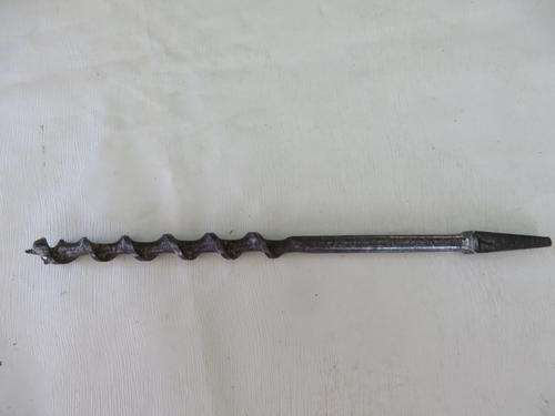 OLD WOOD DRILL BIT - APPR. 200 MM LONG - 7 MM - SHEFFIELD - AS PER SCAN