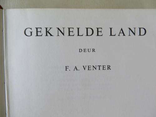 GENEELDE LAND - F.A. VENTER - 1973