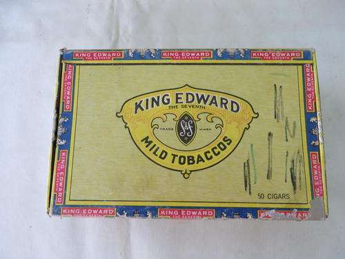 KING EDWARD CIGAR BOX - 210 X 140 X 60 MM - AS PER SCAN