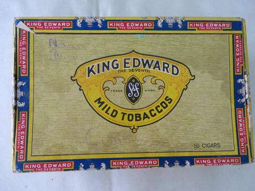 KING EDWARD CIGAR BOX - 210 X 140 X 60 MM - AS PER SCAN