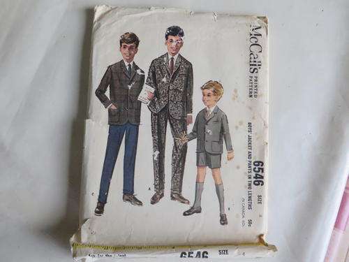 MCCALL'S - PATTERN NO.6546  - SIZE 4  -  FACTORY FOLDED - AS PER SCAN