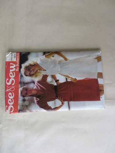SEE&SEW - PATTERN NO.6878  - ONE SIZE  - FACTORY FOLDED - AS PER SCAN