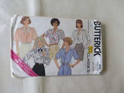 BUTTERICK - PATTERN NO. 4032 - SIZE 20-22-24 - FACTORY FOLDED - AS PER SCAN